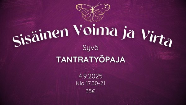 Product image of  Syvä Tantrisen Torstain työpaja: Sisäinen voima ja virta