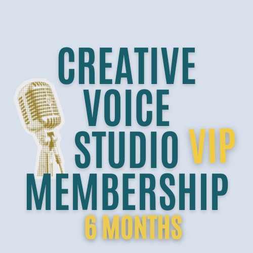 Product image of  Creative Voice VIP Studio 6mo membership (12x45 min 1:1)