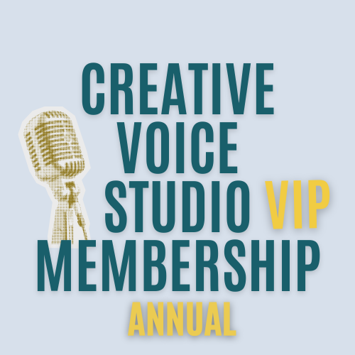 Product image of  Creative Voice VIP Studio 12mo membership (10x60 min 1:1)