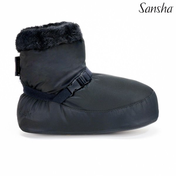 Product image of  Sansha, Baikal lämmittelytossut, mustat, koko 33-34