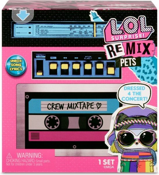 Product image of  L.O.L. Surprise Remix Pets -yllätyspakkaus, series 1