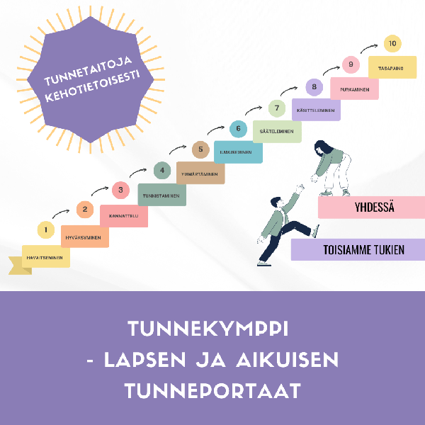 Product image of  Etäkoulutus: Tunnekymppi - lapsen ja aikuisen tunneportaat