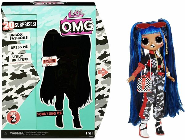 Product image of  L.O.L. Surprise OMG 3.8 Doll Uptown Girl Downtown B.B.