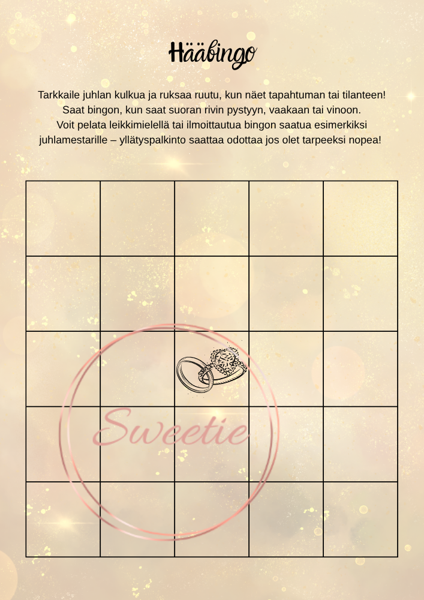 Product image of  Hääbingo - Samppanja