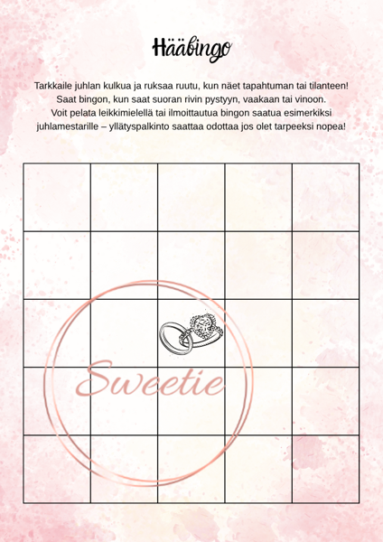 Product image of  Hääbingo - Pinkki