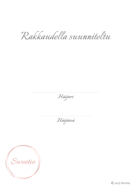 Product image of Rakkaudella suunniteltu - Avoin alku