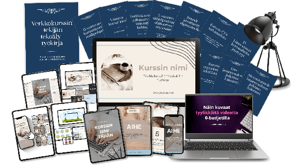 Product image of  Verkkokurssintekijän SUPER-työkalupakki