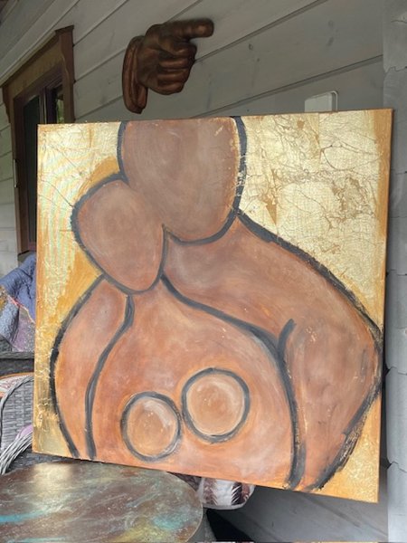 Product image of  HELLYYS - 80x80cm kerroksellinen maalaus