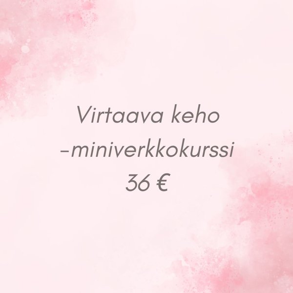 Product image of Virtaava keho -miniverkkokurssi lokakuu