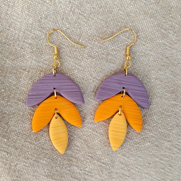 Product image of  Lehtiset, lila-oranssi