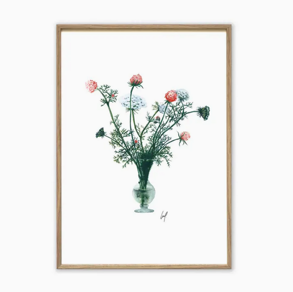 Product image of  Leo La Douce - Delicate Flowers Print, A4