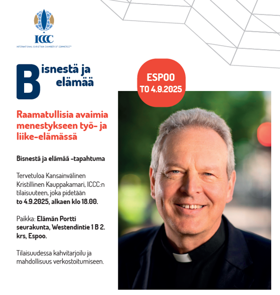 Product image of  BISNESTÄ JA ELÄMÄÄ -tapahtuma ESPOO, 4.9.2025