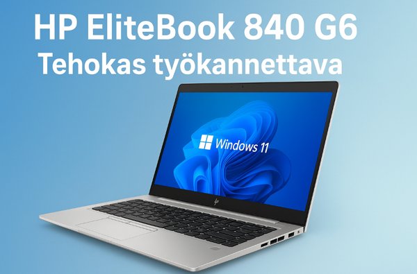 Product image of  Tehokas ja kevyt HP EliteBook 840 G6 – tehokäyttöön