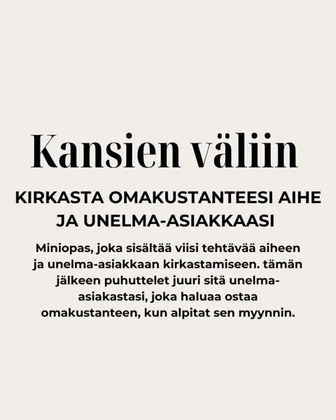 Product image of  Aihe&unelmalukija kirkkaaksi(Omakustanne digi/painettu versio)