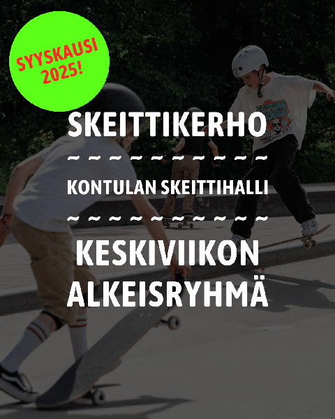 Product image of  Skeittikerho, keskiviikon alkeisryhmä