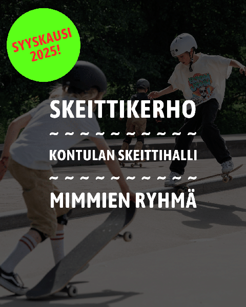 Product image of Skeittikerho, mimmien ryhmä