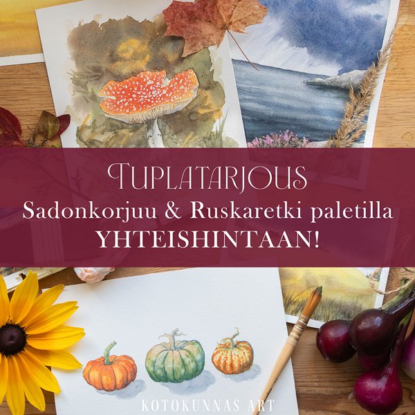 Product image of  Tuplatarjous! Sadonkorjuu & Ruskaretki paletilla
