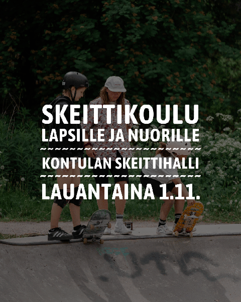 Product image of  Skeittikoulu lapsille ja nuorille, Kontula, la 1.11.