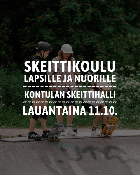 Product image of  Skeittikoulu lapsille ja nuorille, Kontula, la 11.10.