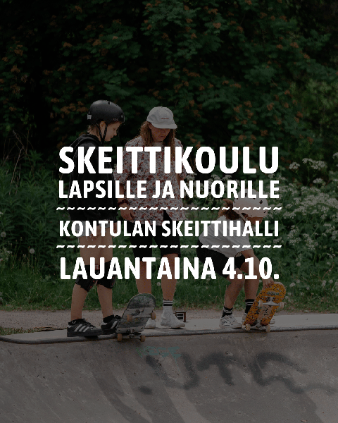 Product image of  Skeittikoulu lapsille ja nuorille, Kontula, la 4.10.
