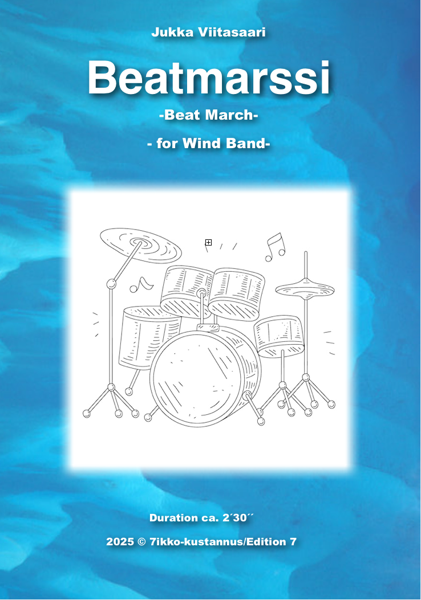 Product image of  Beat March (Beatmarssi) for band by Jukka Viitasaari Grade 3