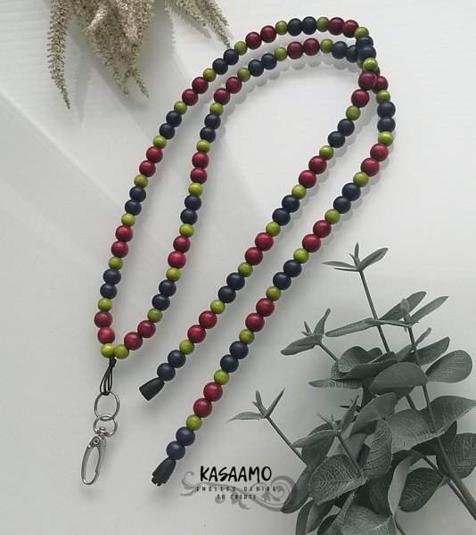 Product image of  Marjaisa Puuhelmi -avainnauha