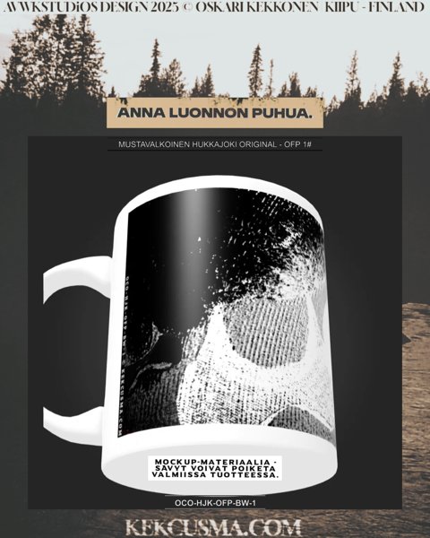 Product image of  MUSTAVALKOINEN HUKKAJOKI ORIGINAL - OFP 1# - VALKOINEN MUKI