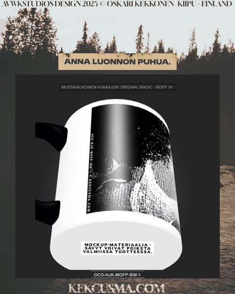 Product image of  MUSTAVALKOINEN HUKKAJOKI ORIGINAL MAGIC - MOFP 1# - TAIKAMUKI