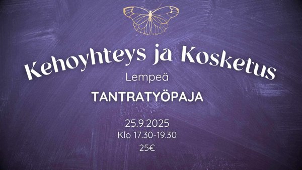 Product image of  Lempeä Tantrisen Torstain työpaja - Kehoyhteys ja Kosketus