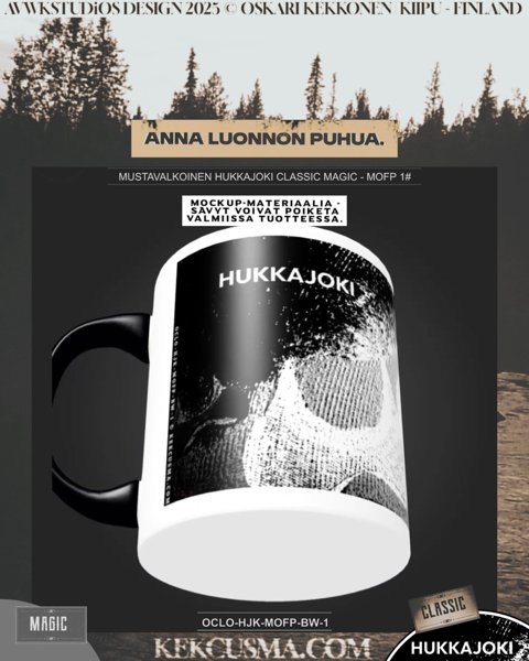 Product image of  MUSTAVALKOINEN HUKKAJOKI CLASSIC MAGIC - MOFP 1# - TAIKAMUKI