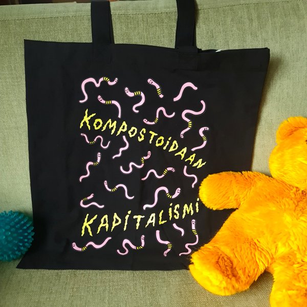 Product image of  "Kompostoidaan kapitalismi" -kangaskassi