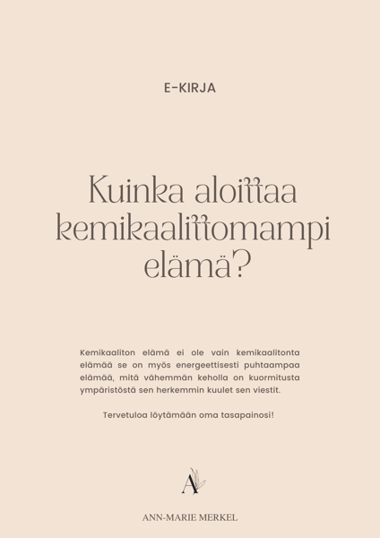 Product image of  Kemikaalittomampi elämä E-Kirja