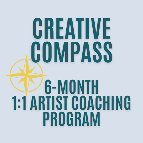 Product image of  Creative Compass 6-month 1:1 Artist/Creativity Coaching Program