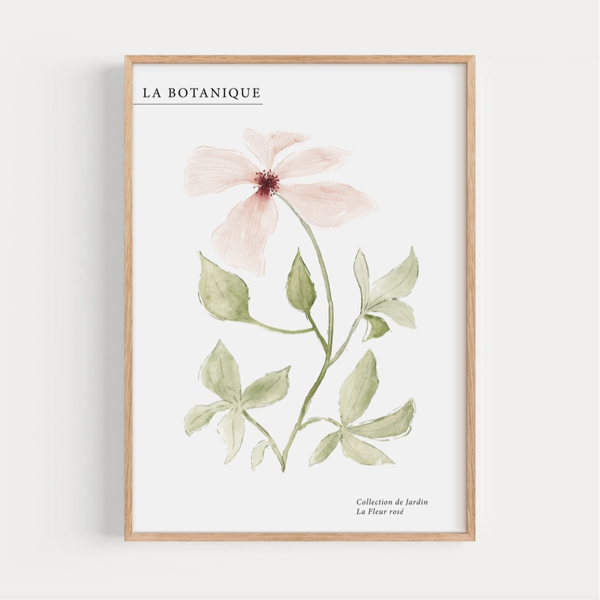 Product image of  Leo La Douce - The Pink Flower, A4