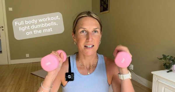 Product image of  12 min FULL BODY workout on the mat! 😇
