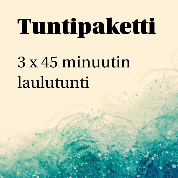 Product image of  Laulutuntipaketti 3 x 45min