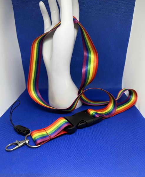 Product image of  🌈 Pride-kaulanauha – irrotettavalla klipsillä (1 kpl)