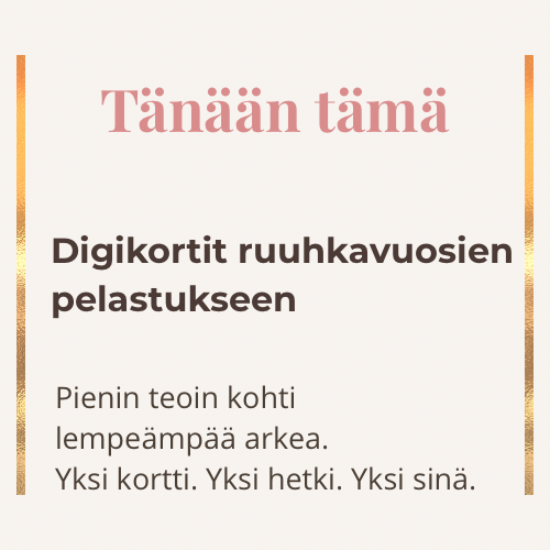 Product image of  Tänään tämä -digikorttipakka