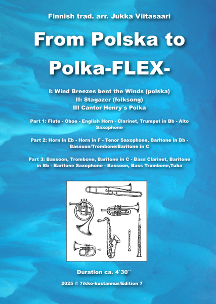 Product image of  From Polska to Polka FLEX 3 trad. arr. Jukka Viitasaari Grade 3