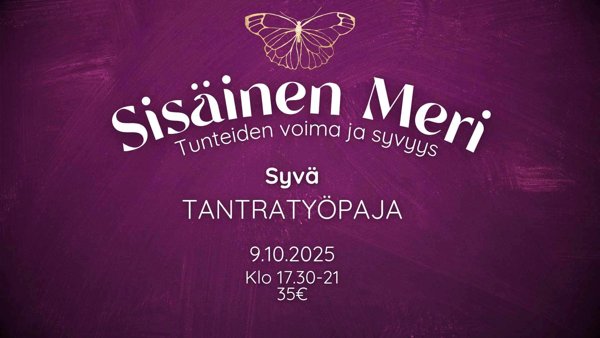 Product image of  Sisäinen Meri - Tunteiden voima. Syvä tantrinen työpaja.
