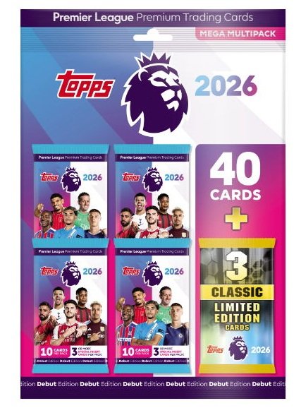 Product image of 2025/26 Topps Premier League Mega Multipack