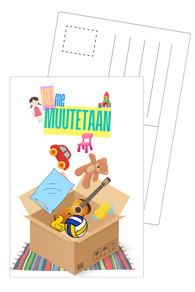Product image of  Hei me muutetaan postikortti
