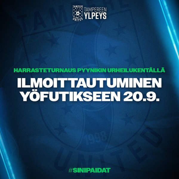 Product image of Yöfutiksen osallistumismaksu / ilmoittautuminen 2025