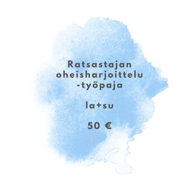 Product image of  Ratsastajan oheisharjoittelu -työpaja la+su 11.-12.10.