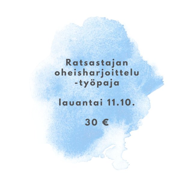 Product image of Ratsastajan oheisharjoittelu -työpaja lauantai 11.10.