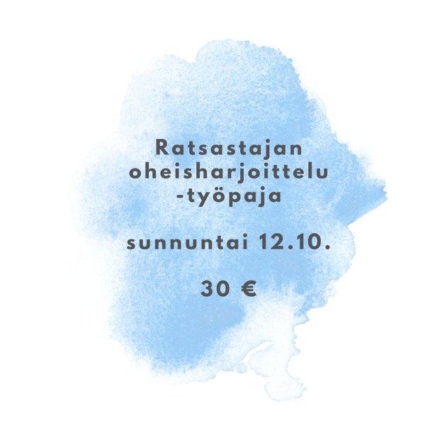 Product image of Ratsastajan oheisharjoittelu -työpaja sunnuntai 12.10.