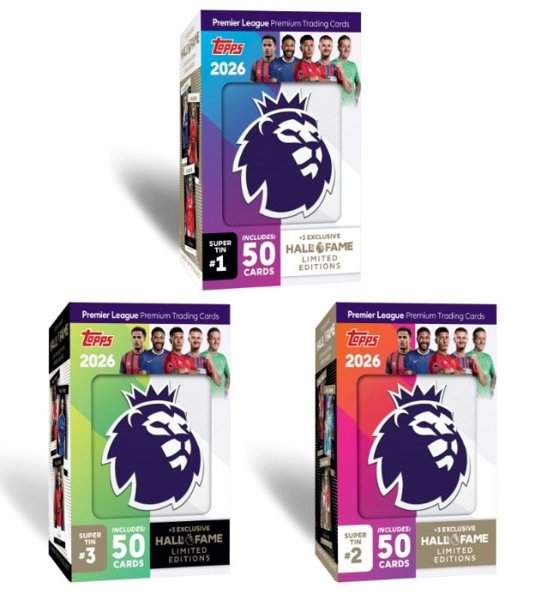 Product image of 2025/26 Topps Premier League Super Tin Kombo