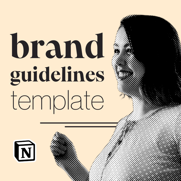 Product image of  Starter Brand Style Guide Template Database by Sophie Michaud