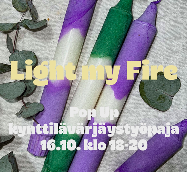 Product image of  Light my Fire - kynttilävärjäyspaja 16.10.