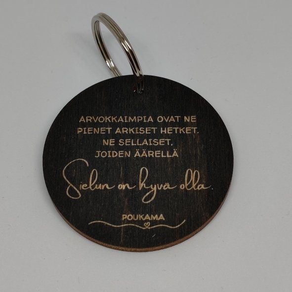 Product image of  Avaimenperä - Sielun on hyvä olla (musta)